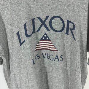Vintage Luxor Las Vegas Gray T-Shirt By Pyramid Creations